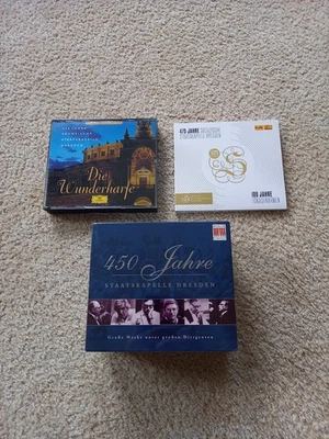 450 JAHRE STAATSKAPELLE DRESDEN/DIE WUNDERHARFE/100 JAHRE TONAUFNAHMEN/CD BOX... - Bild 1 von 4