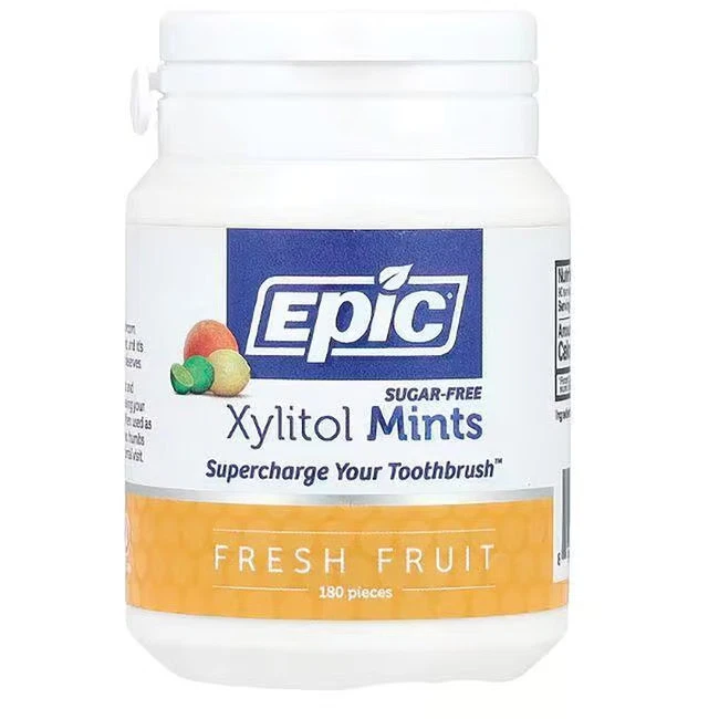 Epic Dental Sugar Free Xylitol Mints - Fresh Fruit 180 Ct - Image 1 of 1