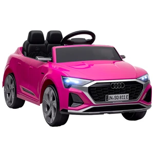 AIYAPLAY Audi Q8 e-tron Sportback Licensed Kids Electric Car w/ Remote - Pink - Picture 1 of 11