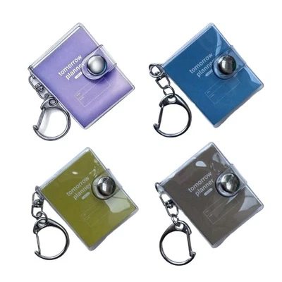 Miniature PVC Notebook Journal With Keyring For Keyring Handbags Backpacks - Image 1 of 4