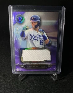 2019 Topps Triple Threads Whit Merrifield Relics Amethyst #SJR-WM2 KC /27 - Bild 1 von 3