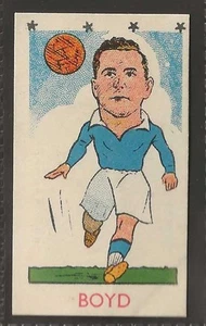 KIDDYS FAVOURITES-FOOTBALL STARS 1950 (BLACK STARS)-#081- DUNDEE - BOYD - Picture 1 of 2