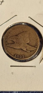 1857 flying eagle cent - Picture 1 of 2
