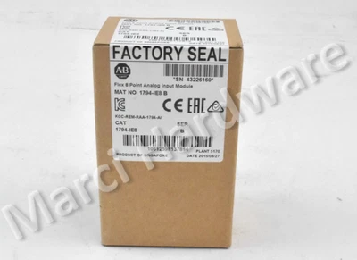 SEALED Allen Bradley 1794-IE8 /B FLEX I/O Analog Input Module 8-Pt - Image 1 of 4