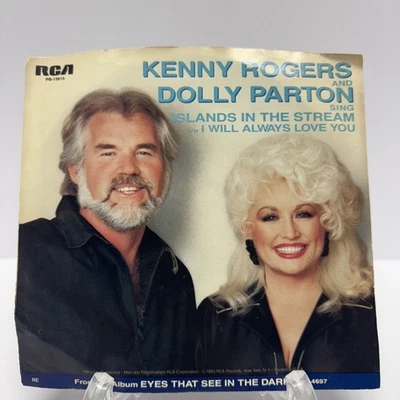 Kenny Rogers And Dolly Parton – Islands In The Stream  45RPM  VINYL NM   1983 VG - Image 1 of 4
