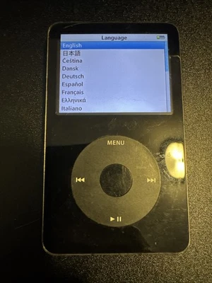 Apple iPod classic 5ta generación negro (30 GB) batería débil Foto 1 de 4