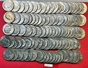 LIGHTLY CIRCULATED IKE Eisenhower Dollars Coin Lot of 100 Coins ~ All FINE+ E340 - Picture 1 of 6