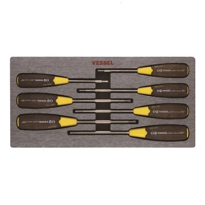 Vessel 7pc Non-Slip Torx Tamperproof Security Screwdriver Set Wood Composite - Image 1 of 4