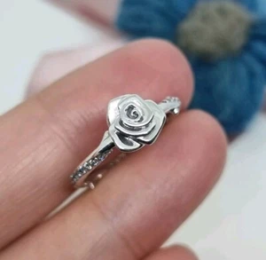NEW Genuine Pandora Rose In Bloom Ring Size 54 💕 S925 ALE - Picture 1 of 10