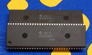 Hitachi HD6303XP, 8-BIT Microcontroller, 1Mhz, PDIP (64 pin Dip Package) - Picture 1 of 2