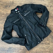 superdry leather jacket ebay