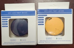 🔥Danhjin 2 Pack Tracker Portable GPS Bluetooth 5.0 Mobile Key Tracking O & B🔥 - Picture 1 of 1