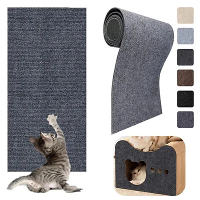 Climbing Cat Scratching Mat Trimmable Self-Adhesive Cat Scratcher Carpet Pads - Image 1 of 4