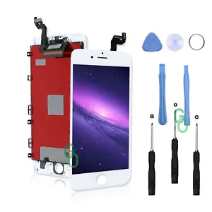 For iPhone 6s Plus LCD Screen Replacement Display Digitizer Touch Assembly White - Picture 1 of 5