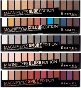 Rimmel Magnif'eyes Eyeshadow Palette 14.2g - Choose Palette ~ New & Sealed ~ abg - Picture 1 of 14