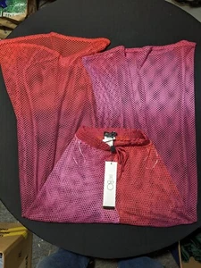 PatBO Ombre Netted Beach Pant Pink Multi $395 Orig - Picture 1 of 5