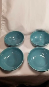 Williams Sonoma Greenish Blue Bowls 4/EA - Picture 1 of 4