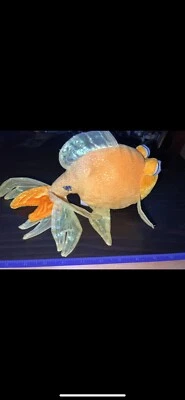 Webkinz Fantail Goldfish Plush Stuffed Animal HM218 Ganz Stuffed Fish - Image 1 of 4