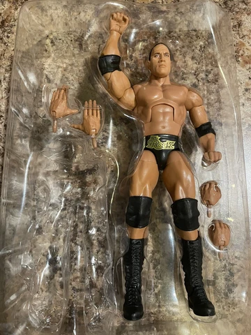 WWE Elite Series WrestleMania 39 The Rock | NO BAF | Loose Cover