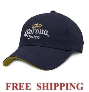 CORONA EXTRA LOGO EMBROIDERED BEER CAP BASEBALL PROMO HAT NEW - Picture 1 of 1
