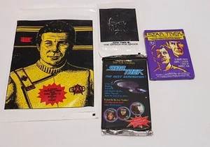 Star Trek 1 2 3 & NG Topps FTCC Sealed packs Vintage Trading Photo Cards (#136) - Picture 1 of 24