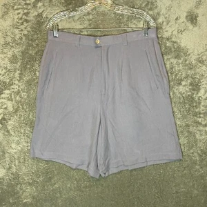 Vintage Tommy Bahama Women Silk Old Money Classic Retro High Rise Shorts 14 - Picture 1 of 10