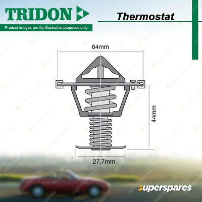 Tridon Thermostat for Nissan Patrol GU 4.8L TB48DE 02/2006-01/2012 - image 1 of 2