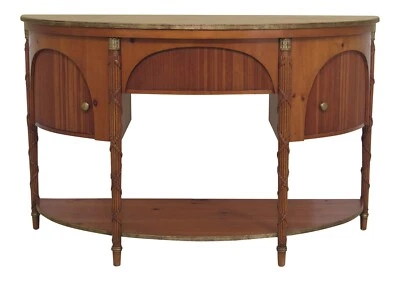25694EC: Aparador de pino estilo regencia en forma de demilune BAKER Foto 1 de 4