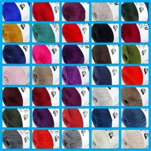 Sale 1X50gr Super Soft Warm Pure Sable Cashmere Shawls Hand Knit Crochet Yarn - Picture 1 of 39