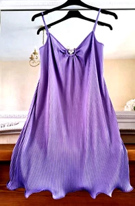 river island pretty lilac cocktail mini dress uk 10 immaculate worn once - Picture 1 of 2
