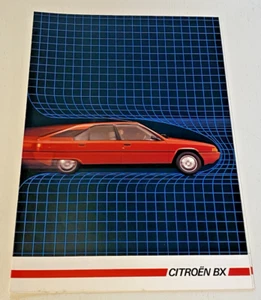 Brochure Publicitaire CITROEN BX - Juin 1984 - Bel Etat. - Picture 1 of 5