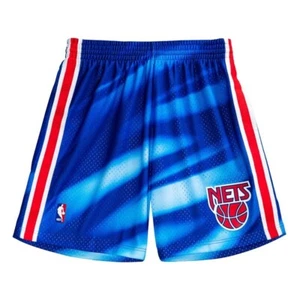 Neu mit Etikett Mitchell & Ness NBA Swingman Shorts Netze 90 - Größe Small - blau - Bild 1 von 8
