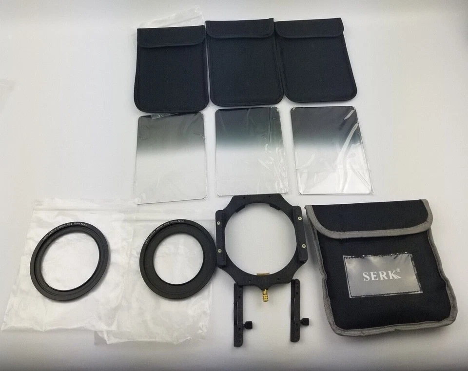 Serk 67-72mm and 77-82mm Filter Ring Adapter Plus Holder for Z with 3 Glass Bund - Image 1 of 4