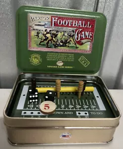 Parlor Football Game Metal Tin Small Travel Bar Game Complete USA Channel Craft - Picture 1 of 15