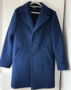 Dolce & Gabbana Mens Navy Coat 100% Wool - Picture 1 of 8
