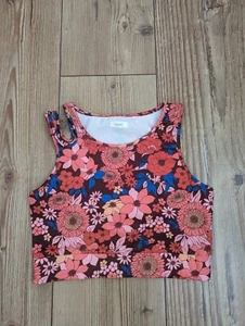 Girls Next Cropped Gym Top Size Age 11-12 Years - Picture 1 of 5