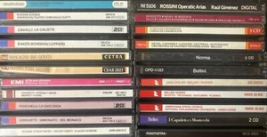 Bulk lot of Classical CDs (OPERA & VOCAL) As Pictured F02 - Imagen 1 de 2