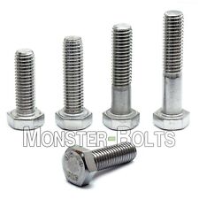 M4 Hex Cap Bolts / Screws, A2 Stainless Steel, 0.70 Coarse DIN 933 Tap 18-8