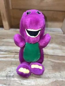 Peluche Barney 10” 1992 The Lyons Group juguete de peluche vintage dinosaurio púrpura 3 puntos - Imagen 1 de 10