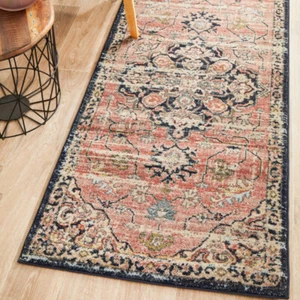 Ankara Traditional Design Brick Brown Modern Rug Runner 3 Sizes **FREE DELIVERY* - Picture 1 of 26