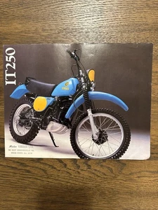 1978 Yamaha IT250 4-page brochure LIT-11118-21-00 - Picture 1 of 9