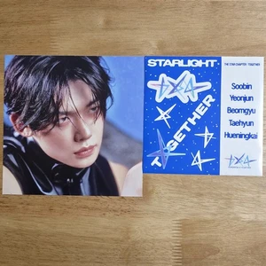 Yeonjun Official Postcard & Sticker Pack TXT The Star Chapter Together Starlight - Picture 1 of 2