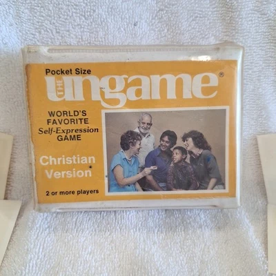 Винтажная игра для самовыражения 1980-х UNGAME карманный размер христианская версия  - Изображение 1 из 4
