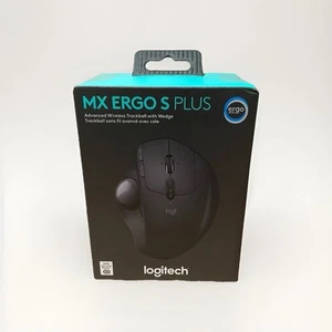 Logitech MX Ergo S Plus Wireless Trackball Mouse with Wedge - 910-007247 - Picture 1 of 1