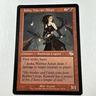- Jeska, Warrior Adept - LP Regular #93 Judgment Magic The Gathering MTG - Image 1 of 4