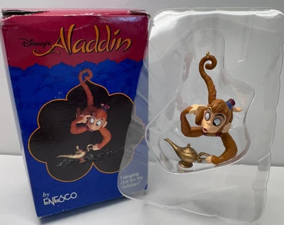 Disney Enesco Aladdin Abu Monkey Christmas Ornament Hanging Out For The Holidays