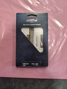 Crucial Ballistix 16GB (2x 8GB) PC4-21300 DDR4-2666 MHz BL8G26C16U4B.8FD - Picture 1 of 4