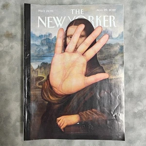 The New Yorker Aug 29 2022 Magazine Mona Lisa Hand Cover Single Issue - Picture 1 of 1