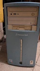 pc packard bell pentium 4 rotto da sistemare senza hard disk - Foto 1 di 3