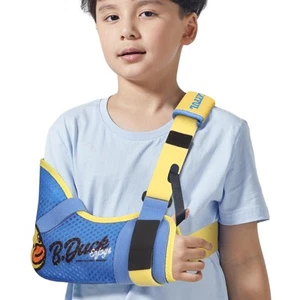 Kids Arm Sling Shoulder Immobilizer with Waist Strap, Ventilated & Breathable... - Picture 1 of 6
